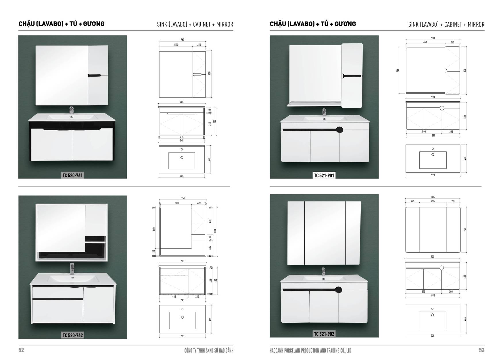 Bảng giá và Catalogue Thiết bị vệ sinh Hảo Cảnh HC mới nhất 2025 /Page 27